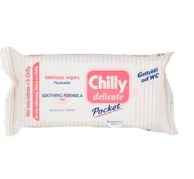 Chilly Intima Delicate Intimate Wipes (Chusteczki do higieny intymnej)