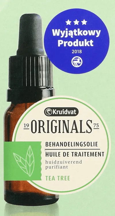 Kruidvat Huile de Traitment Tea Tree (Olejek pielęgnacyjny `Drzewo herbaciane`)