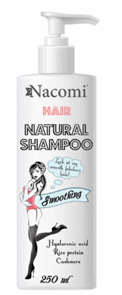 Nacomi Hair, Natural Smoothing Shampoo (Szampon wygładzająco-nawilżający)