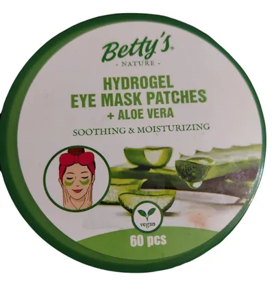 Betty's Nature Aloe Vera, Hydrogel Eye Mask Patches (Hydrożelowe płatki pod oczy z aloesem)