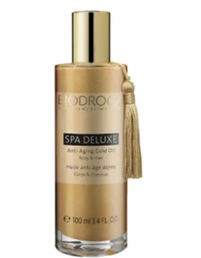 Biodroga Spa Deluxe, Anti-Age Gold Oil Hair & Body (Olejek ze złotem do ciała i włosów)