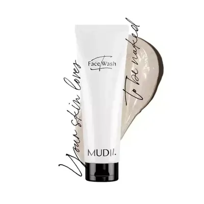 Mudii Iconic Face Wash, Nawilżający żel do mycia i demakijażu twarzy i okolic oczu