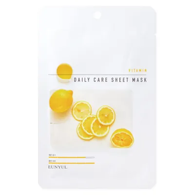 Eunyul Daily Care Sheet Mask Vitamin (Oczyszczająca maska do twarzy w płachcie `Witaminy`)
