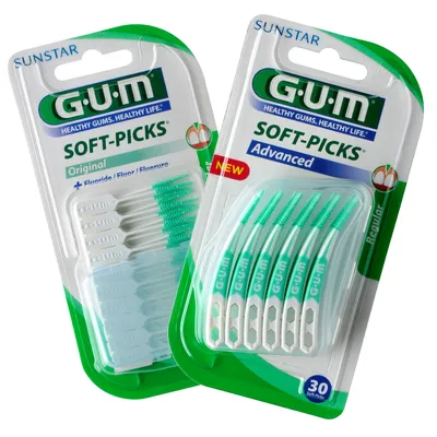 Gum Sunstar Healthy Gums, Helathy Life, Soft-Picks (Szczoteczki do przestrzeni międzyzębowych (różne rodzaje))