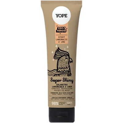 Yope Daily Heroes, Super Shiny, Galaretka laminująca z lnem