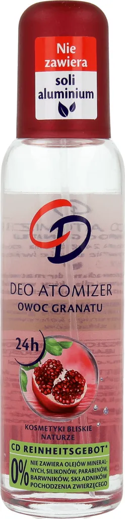 CD Granatapfel, Deo - Zerstuuber (Dezodorant w atomizerze `Owoc granatu`)