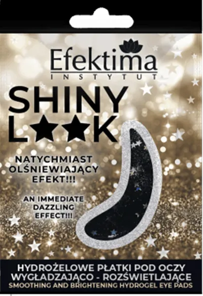 Efektima Shiny Look, Hydrożelowe płatki pod oczy wygładzająco - rozświetlające