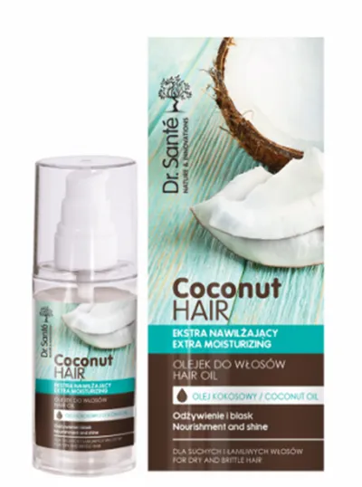 Dr. Sante Coconut Hair, Olejek do włosów z olejem kokosowym