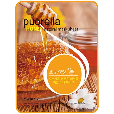 Puorella Honey Natural Mask Sheet (Odżywczo-ochronna maska do twarzy)