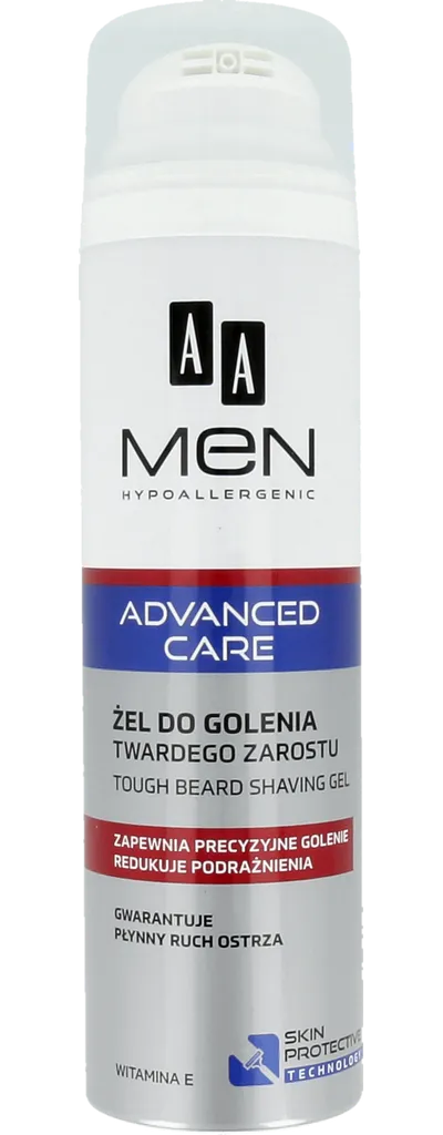 AA Men, Advanced Care, Żel do golenia twardego zarostu