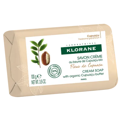 Klorane Cream Soap with Organic Cupuacu Butter `Fleur de Cupuacu` (Kremowe mydło `Kwiat Cupuacu`)