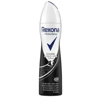 Rexona Motionsense, Invisible on Black + White Clothes, Anti-perspirant  Spray 48h (Dezodorant w sprayu)