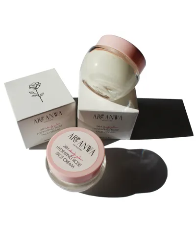 Ari Anwa Skincare Gesichtscreme 24H Daily Glow Hydrating Rose Face Cream (Krem do twarzy)