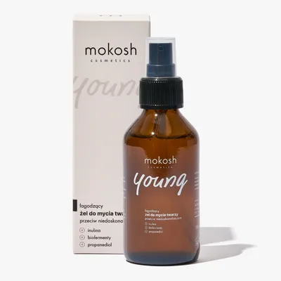 Mokosh Cosmetics Young, Łagodzący żel do mycia twarzy przeciw niedoskonałościom
