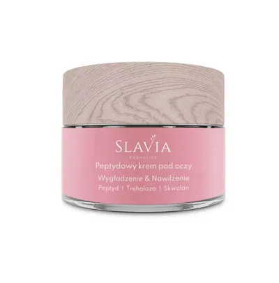Slavia Cosmetics Peptydowy krem pod oczy `Wygładzenie i nawilżenie`