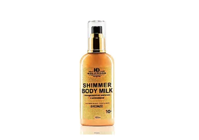 HD Holliwood Shimmer Body Milk Bronze SPF 10 (Mleczko do ciała z rozświetlającymi drobinkami)