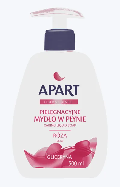 Apart Floral Care, Pielęgnacyjne mydło w płynie `Róża + gliceryna`