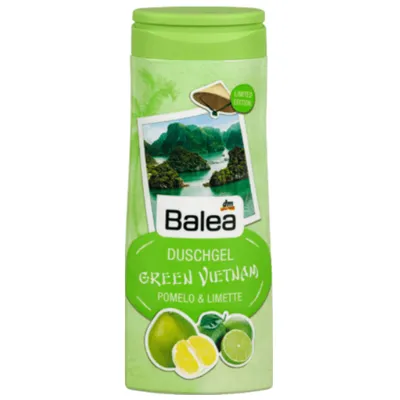 Balea Green Vietnam, Pomelo & Limette Duschgel (Żel pod prysznic `Pomelo i limonka`)