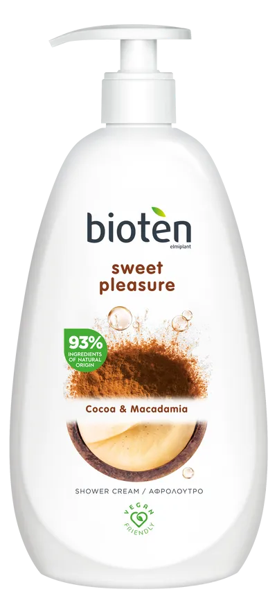 Bioten Shower Cream Cocoa & Macadamia (Kremowy żel pod prysznic `Kakao i makadamia`)