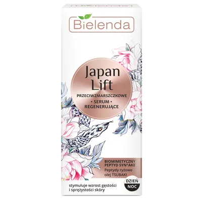 Bielenda Japan Lift, Przeciwzmarszczkowe serum regenerujące na dzień i na noc