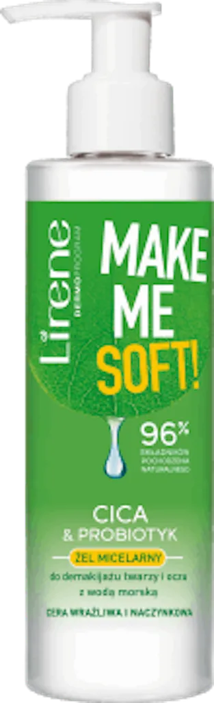 Lirene Dermoprogram Make Me Soft!, Żel micelarny `Cica i probiotyk`