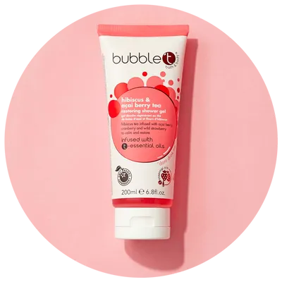 Bubble T Cosmetics Hibiscus & Acai Berry Tea Shower Gel (Żel pod prysznic `Hibiskus & jagody Acai`)