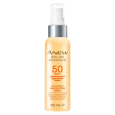 Avon Anew Solar Advance, Invisible Protective Mist SPF 50 (Ochronna mgiełka do twarzy z SPF 50)
