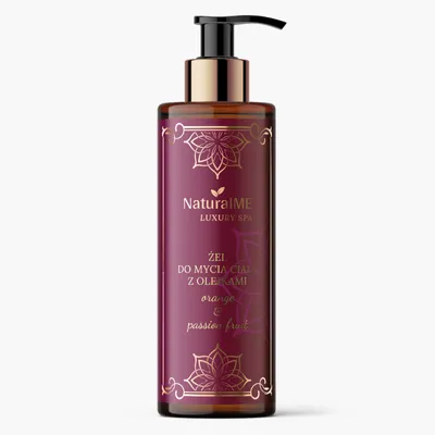 NaturalME Luxury SPA, Orange & Passion Fruit, Żel do mycia ciała z olejkami