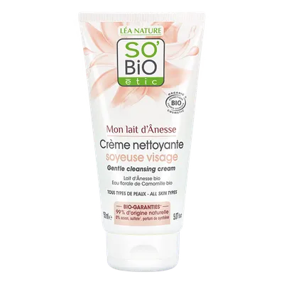 SO'BiO Etic Mon Lait d'Anesse, Creme Nettoyante Soyeuse (Krem do mycia twarzy)
