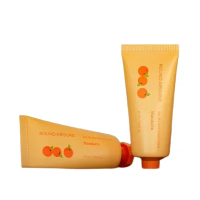 Round Around Mandarine, Jeju Moisture Hand Cream (Mandarynka, Krem do rąk)