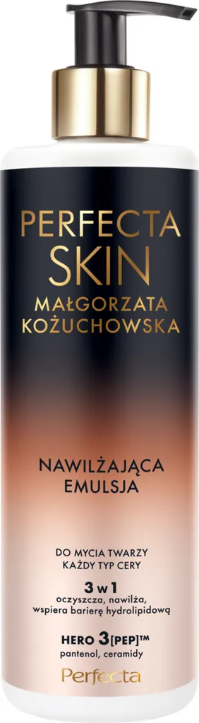 Perfecta Perfecta Skin by Małgorzata Kożuchowska, Nawilżająca emulsja do mycia twarzy 3 w 1