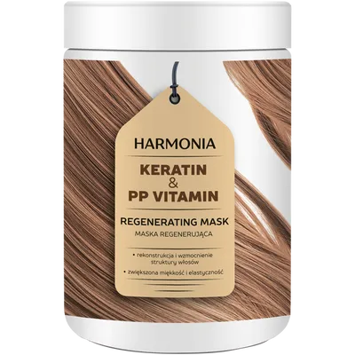 Harmonia Keratin & PP Vitamin Hair Mask (Maska do włosów z keratyną)