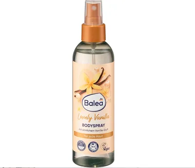 Balea Lovely Vanilla, Body Spray (Mgiełka do ciała)