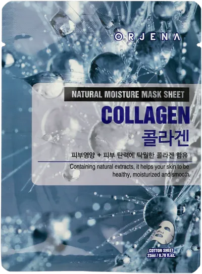 Orjena Natural Moisture Mask Sheet Collagen (Maska w płachcie z kolagenem odmładzająca)
