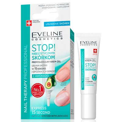 Eveline Cosmetics Nail Therapy Professional, Miękkie i zadbane skórki, Preparat do usuwania skórek
