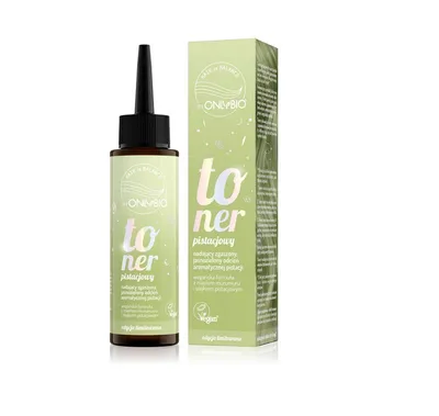 OnlyBio Hair In Balance, Toner pistacjowy nadający zgaszony, jasnozielony odcień aromatycznej pistacji