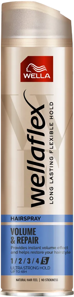 Wella Wellaflex, Volume & Repair, Ultra Strong Hairspray (Lakier do włosów `Objętość i odnowa`)
