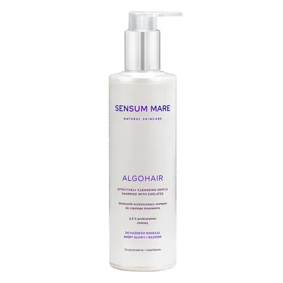 Sensum Mare Dermocosmetics Algohair, Effectively Cleansing Gentle Shampoo with Chelates (Skutecznie oczyszczający szampon do częstego stosowania)