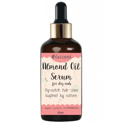 Nacomi Serum na końcówki włosów z olejem migdałowym