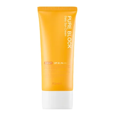 A'pieu Pure Block Natural Daily Sun Cream SPF45 PA+++ (Krem z filtrem przeciwsłonecznym)