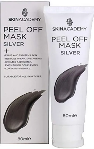 Skin Academy Peel Off Mask Silver (Oczyszczająco-odmładzająca maseczka do twarzy)