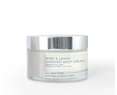 MONU Professional Skincare Spa, Rose & Lemon Enriched Body Cream (Luksusowo bogaty krem do ciała)