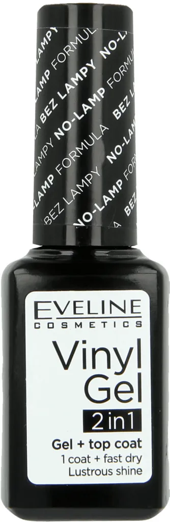 Eveline Cosmetics Vinyl Gel, Lakier winylowy 2 w 1