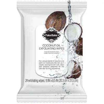 Fake Bake Coconut Oil Exfoliating Wipes (Chusteczki peelingujące)