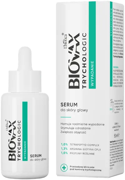 L'biotica Biovax Trychologic, Wypadanie, Serum do skóry głowy