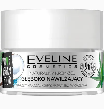 Eveline Cosmetics I Love Vegan Food, Naturalny krem-żel głęboko nawilżający