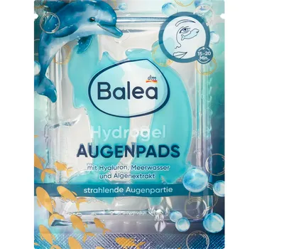 Balea Hydrogel Eye Pads with Algae-Extract & Sea Water (Delfin, Płatki pod oczy)