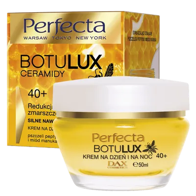 Perfecta Botulux Ceramidy 40+, Krem na dzień i na noc `Redukcja zmarszczek i silne nawilżenie`