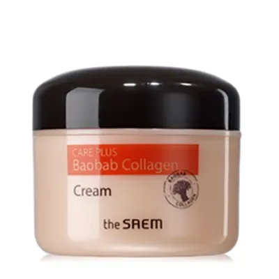 The Saem Care Plus Baobab Collagen Cream (Pielęgnujący krem z kolagenem)