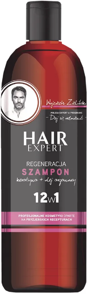 Hair Expert Regeneracja, Szampon do włosów 12w1 `Keratyna roślinna`
